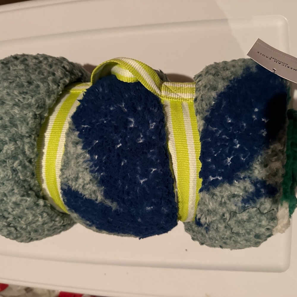Cozy Blue and Green Blanket